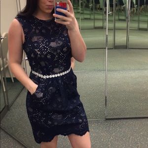 Navy special occasion dress